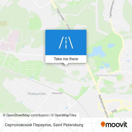 Сертоловский Переулок map