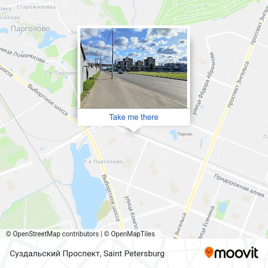 Суздальский Проспект map