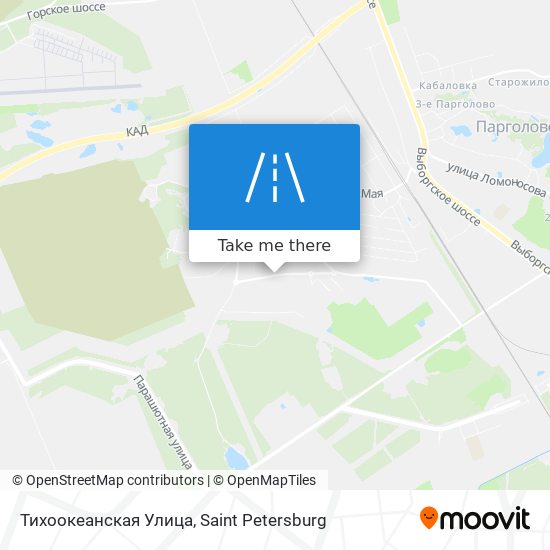 Тихоокеанская Улица map