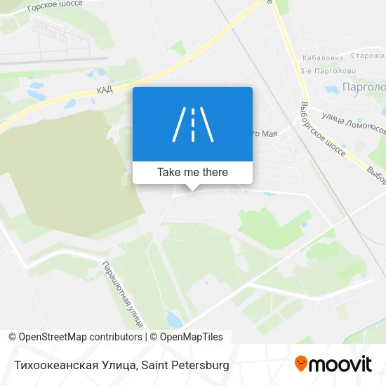 Тихоокеанская Улица map