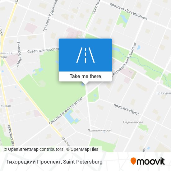 Тихорецкий Проспект map