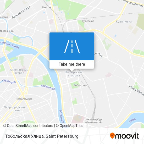 Тобольская Улица map
