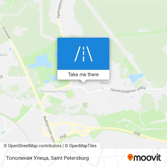 Тополиная Улица map