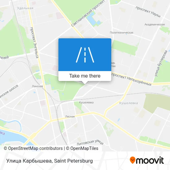 Улица Карбышева map