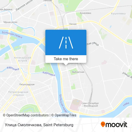 Улица Смолячкова map