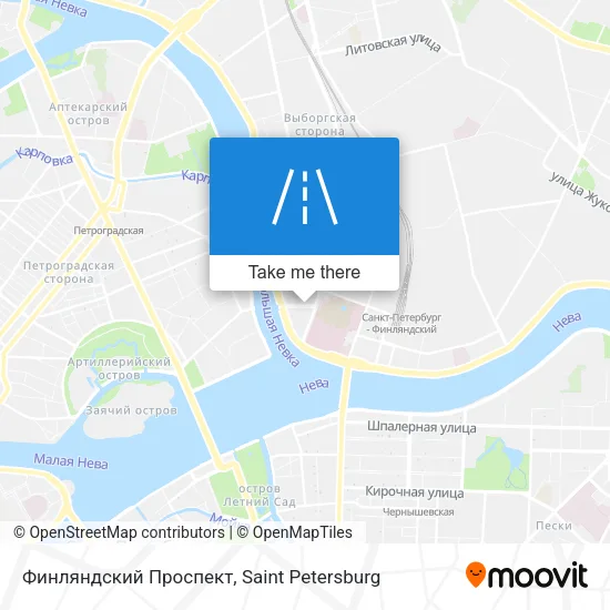 Финляндский Проспект map