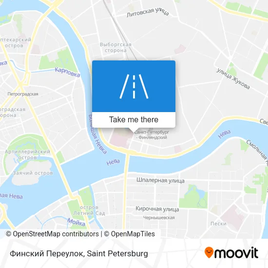 Финский Переулок map