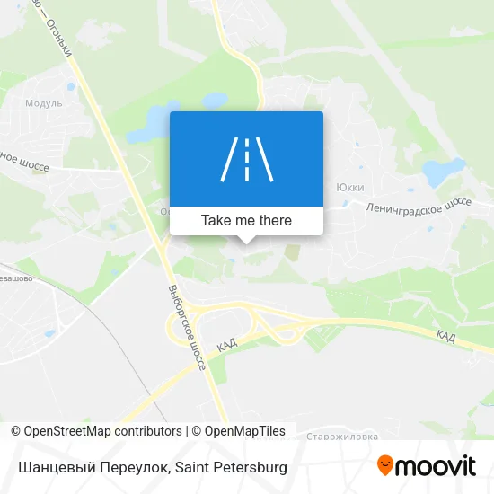 Шанцевый Переулок map