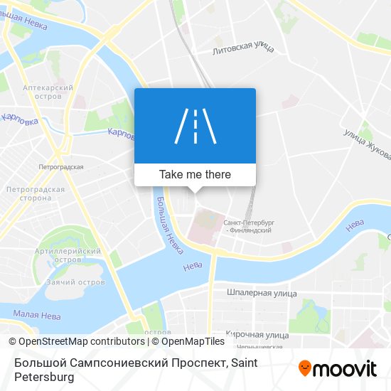 Большой Сампсониевский Проспект map