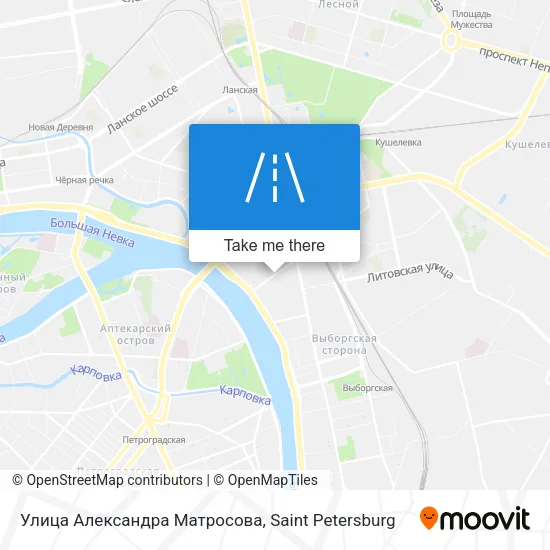 Улица Александра Матросова map