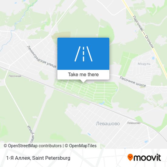 1-Я Аллея map