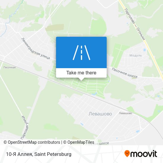 10-Я Аллея map