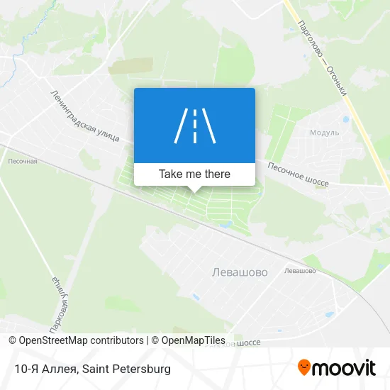 10-Я Аллея map