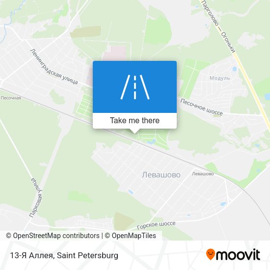 13-Я Аллея map