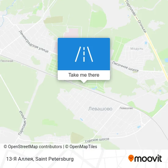 13-Я Аллея map