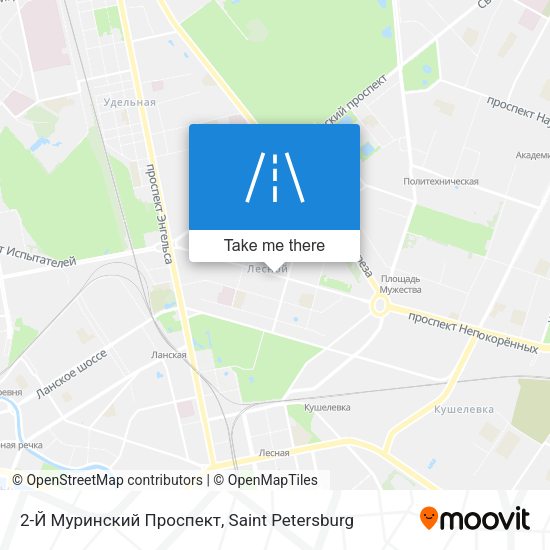 2-Й Муринский Проспект map
