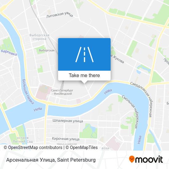 Арсенальная Улица map