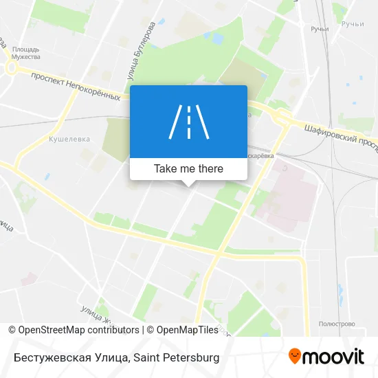 Бестужевская Улица map
