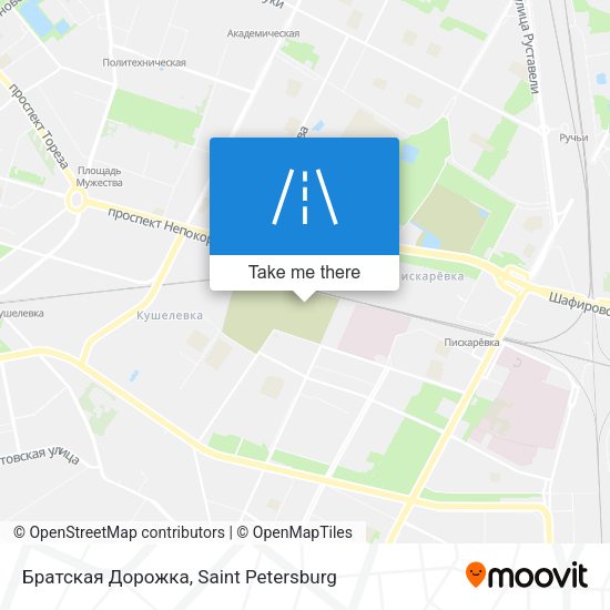 Братская Дорожка map
