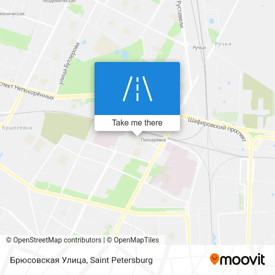 Брюсовская Улица map