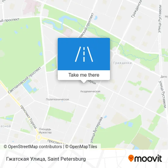 Гжатская Улица map