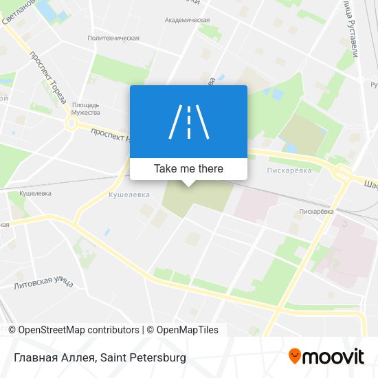 Главная Аллея map