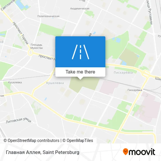 Главная Аллея map