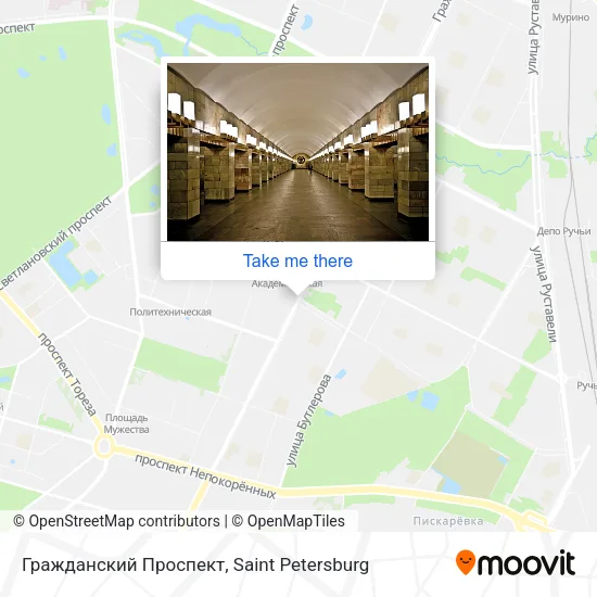 Гражданский Проспект map