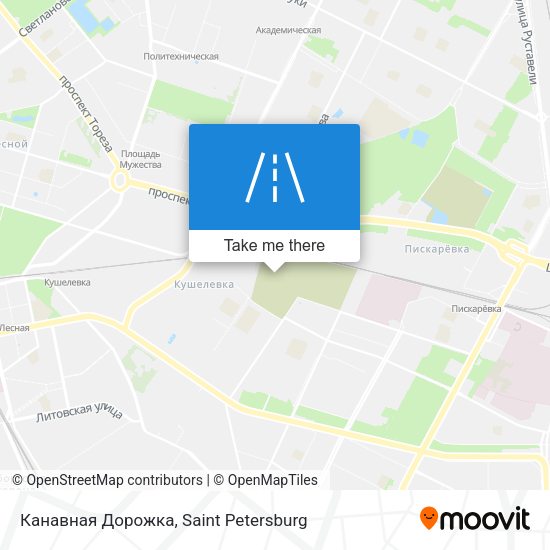 Канавная Дорожка map