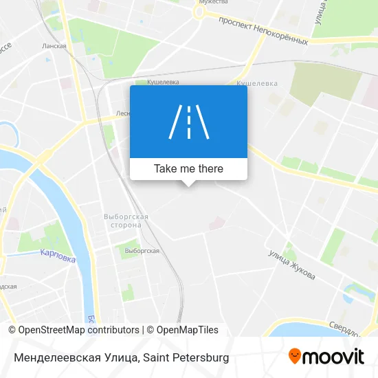 Менделеевская Улица map
