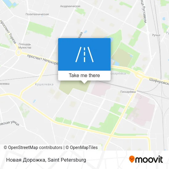 Новая Дорожка map