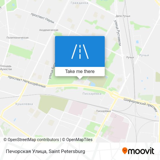Печорская Улица map