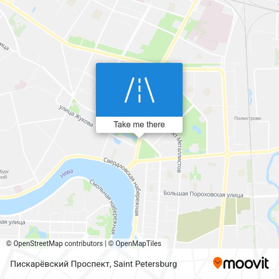 Пискарёвский Проспект map