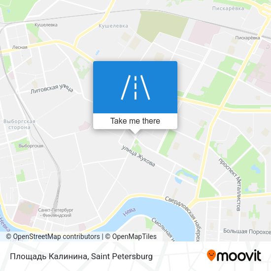 Площадь Калинина map