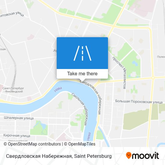 Свердловская Набережная map