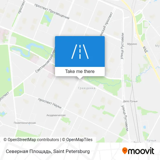 Северная Площадь map