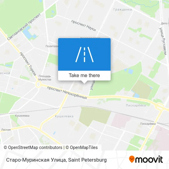 Старо-Муринская Улица map