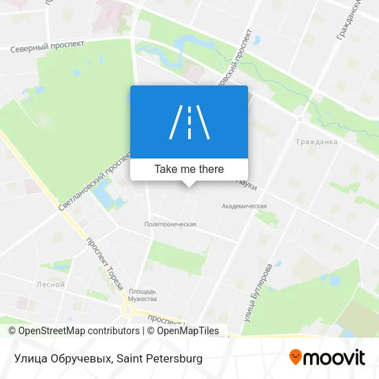 Улица Обручевых map