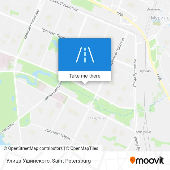 Улица Ушинского map