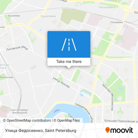 Улица Федосеенко map