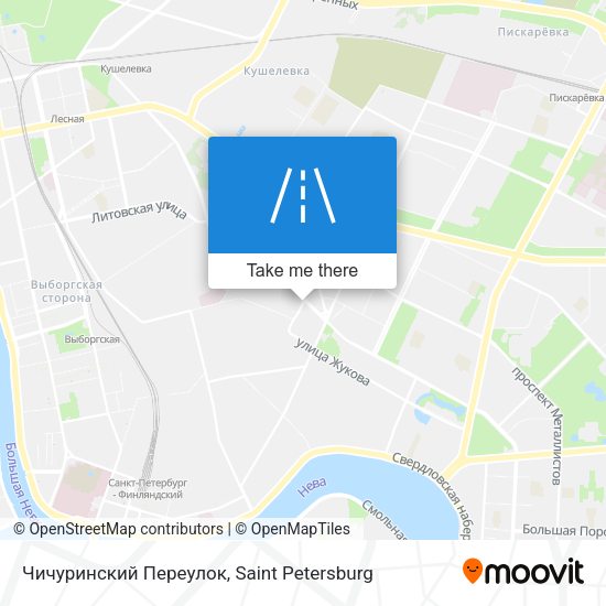 Чичуринский Переулок map