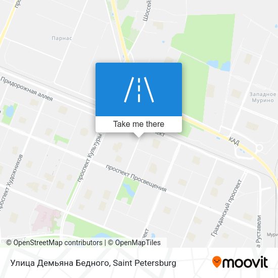 Улица Демьяна Бедного map