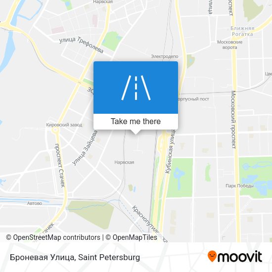 Броневая Улица map