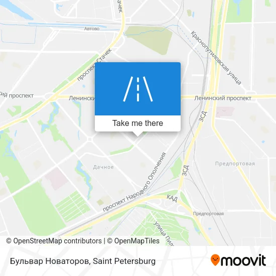 Бульвар Новаторов map