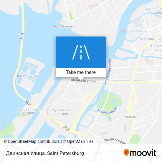 Двинская Улица map