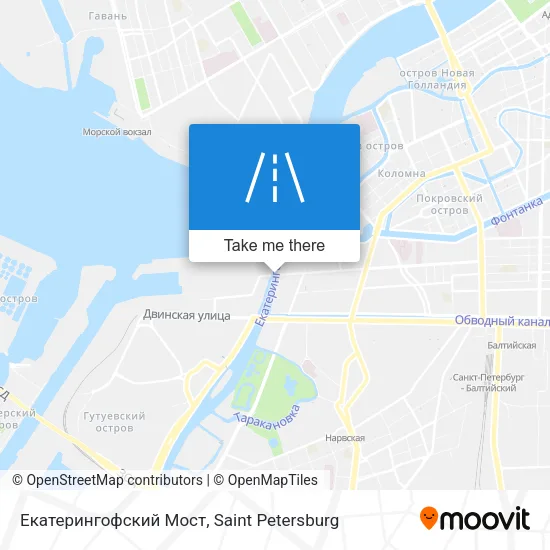 Екатерингофский Мост map
