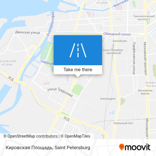 Кировская Площадь map