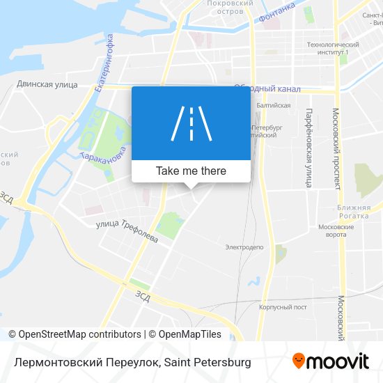 Лермонтовский Переулок map