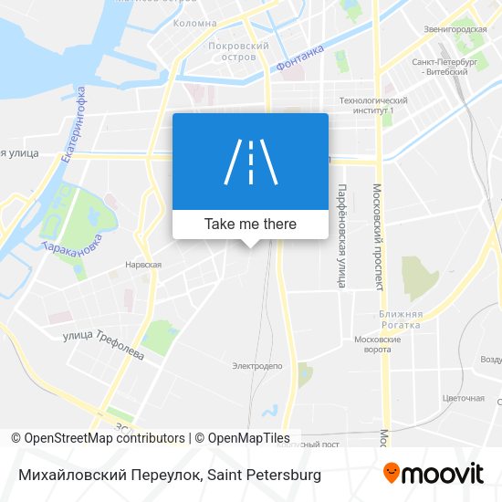 Михайловский Переулок map