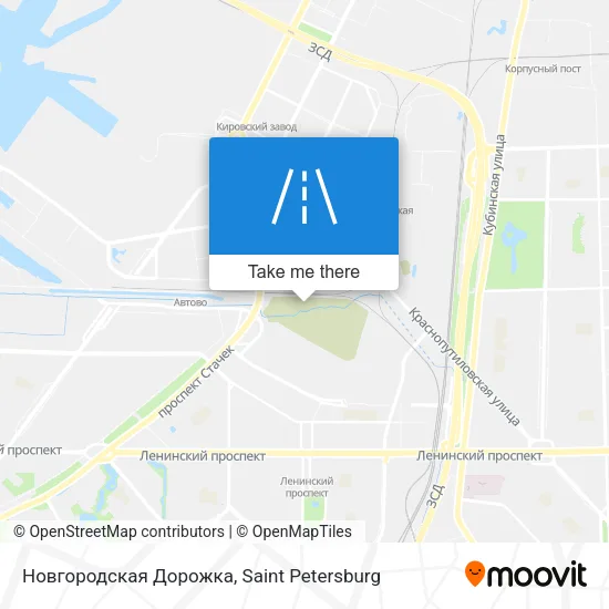 Новгородская Дорожка map